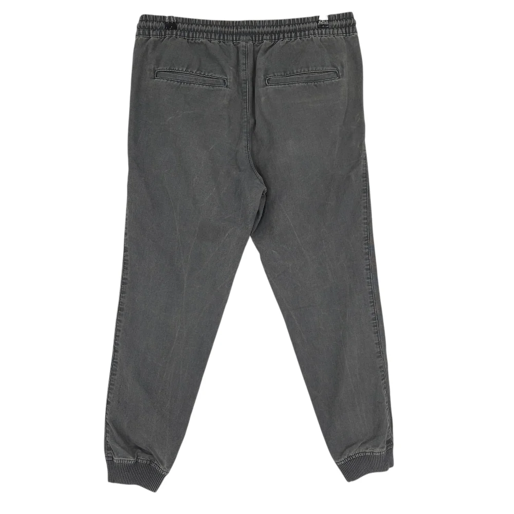 GAP Joggers Shark Fin Gray Stretch Waist Pull On Canvas Pants Mens Medium